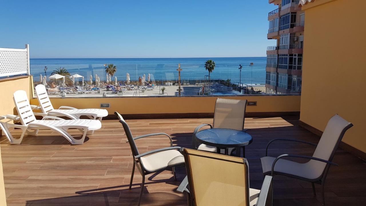 Penthouse Sea Views + Private Solarium Apartment ฟูเอนฮิโรลา ภายนอก รูปภาพ